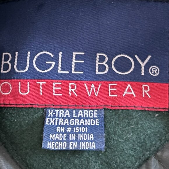 Bugle Boy Wool Coat XLARGE Vintage Retro 1990s Y2K - Picture 3 of 5